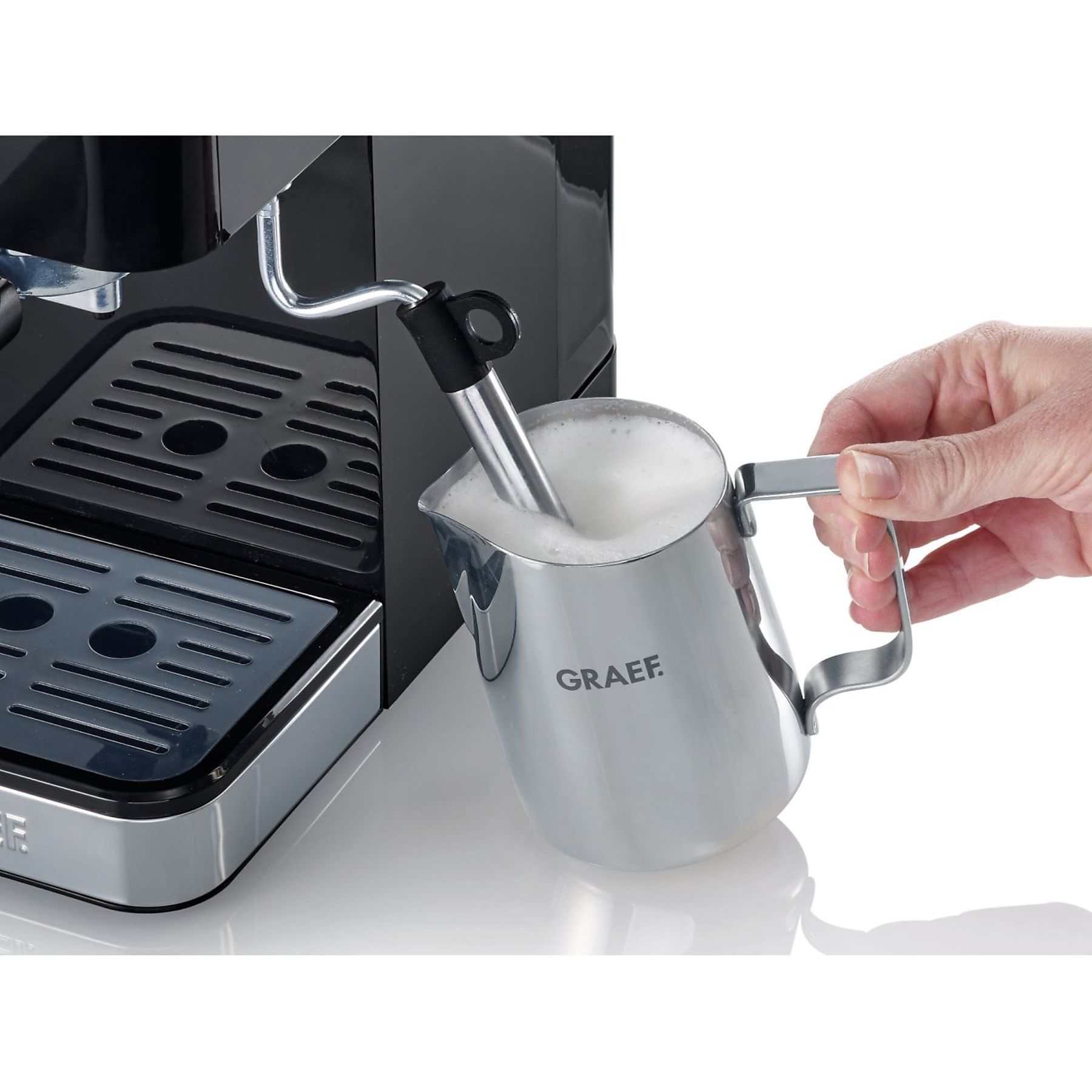GRAEF ES 402 SALITA SCHWARZ Espressomaschine Schwarz