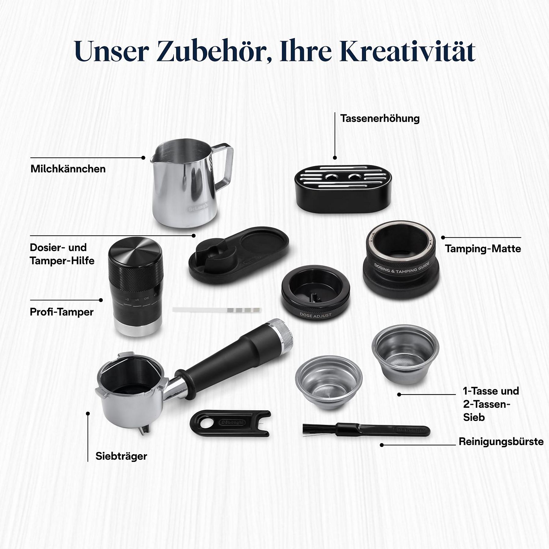 DELONGHI La Specialista Touch EC9455.M - Steuerung per Touchscreen, 8 voreingestellte Kaffee-Rezepte, Cold Brew, Espressomaschine Edelstahl/Schwarz