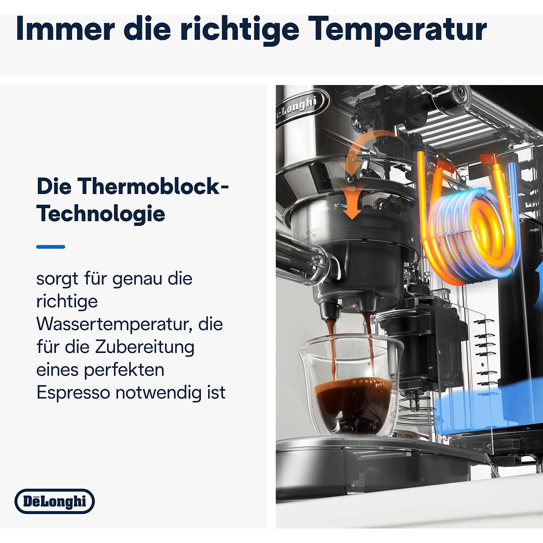 DELONGHI Dedica Style EC685.R - Professionelle Milchaufschäumung und schmales Design, Siebträger Espressomaschine Rot Matt