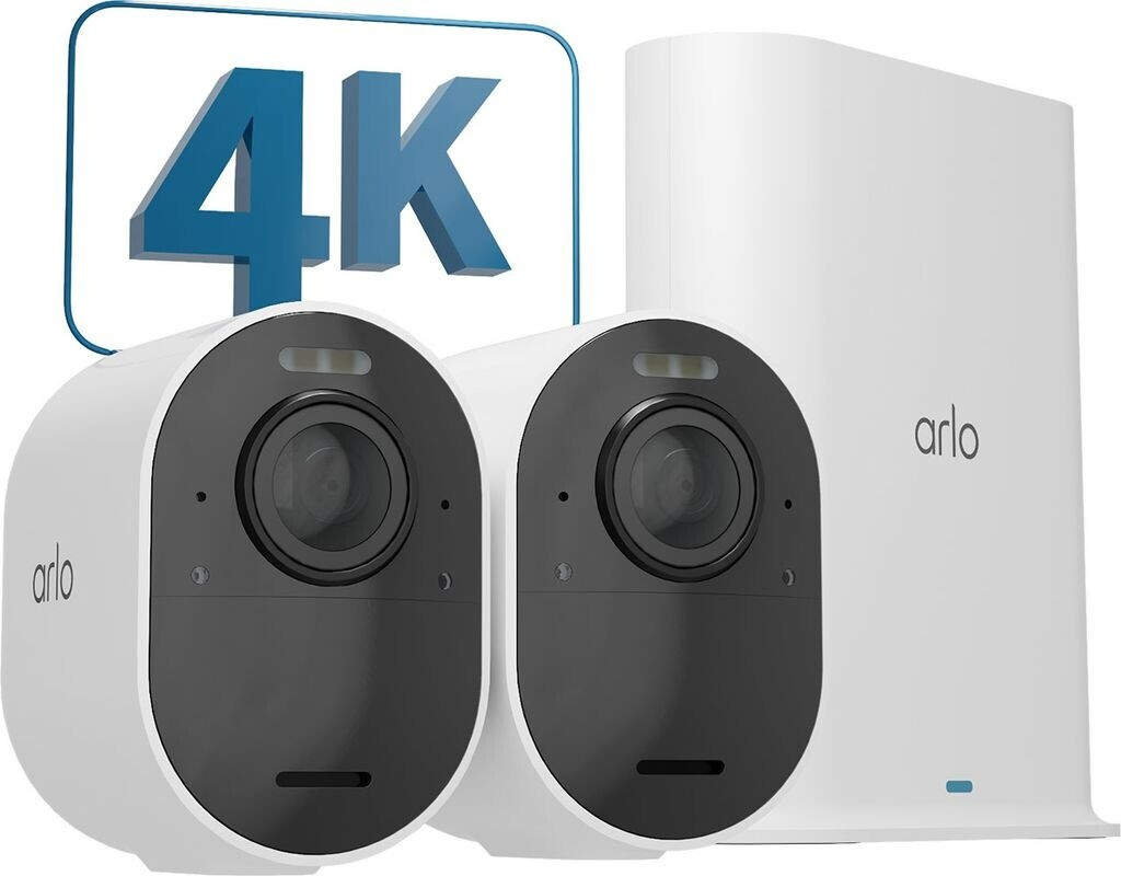 Arlo Ultra 2 Spotlight 4K + 2 Kameras (VMS5240-200EUS)