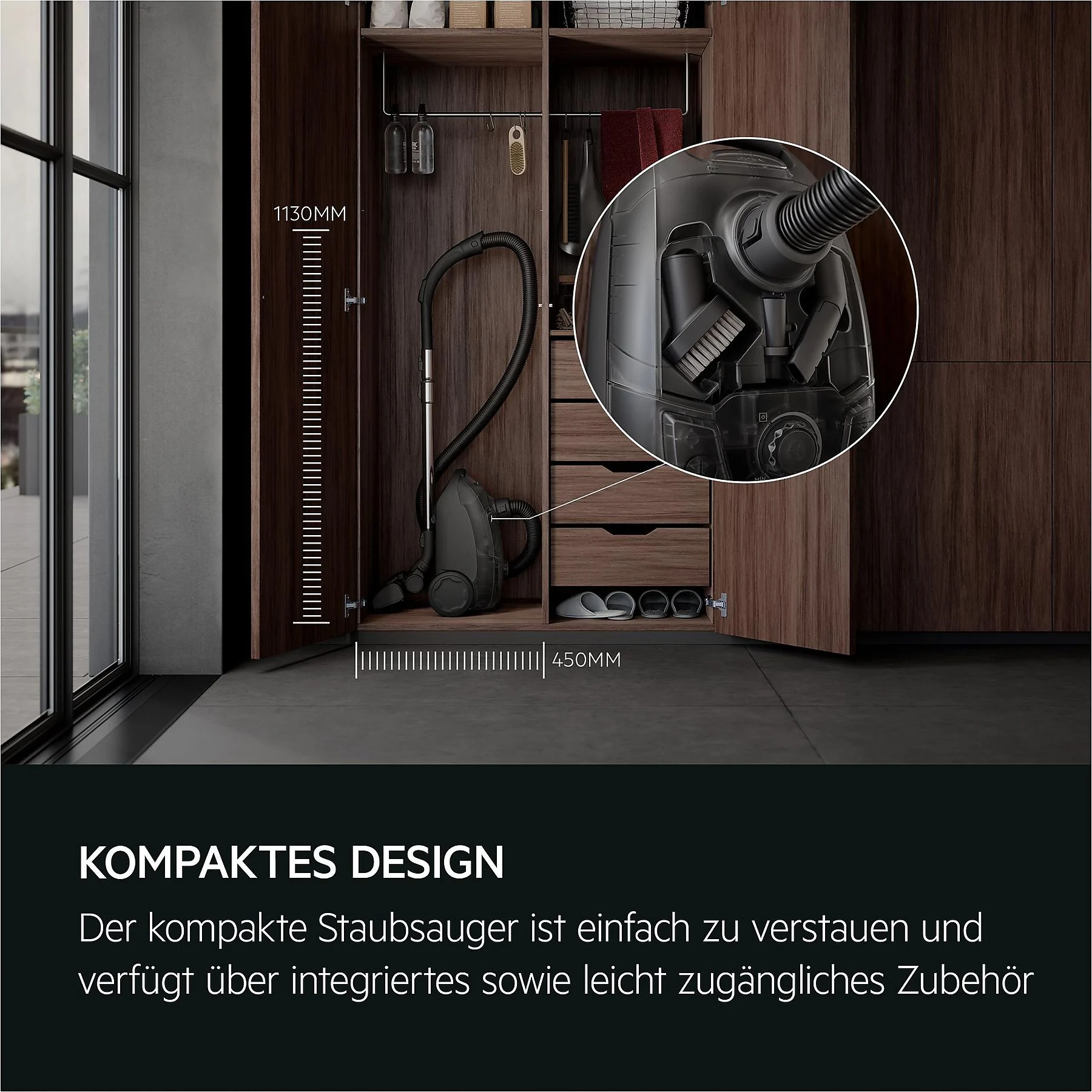 AEG AB 51 C 1 DB Bodenstaubsauger, maximale Leistung: 750 Watt