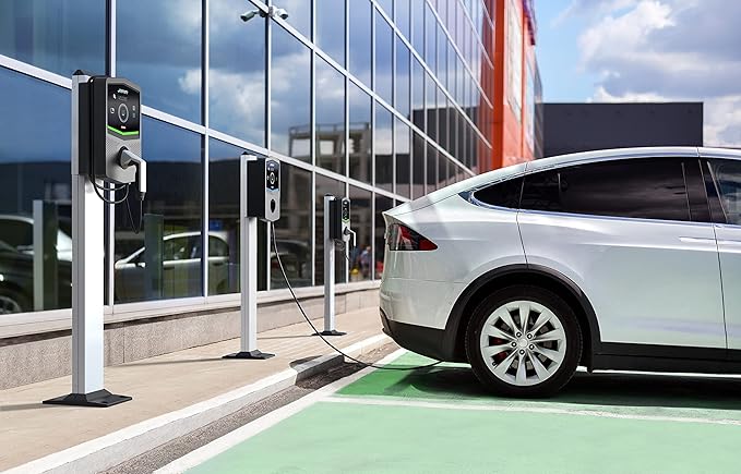Gewiss - GWJ2103R Joinon Wall Mounted Electric Vehicle Charging Station RFID 22KW - 22KW Energy Meter IP55