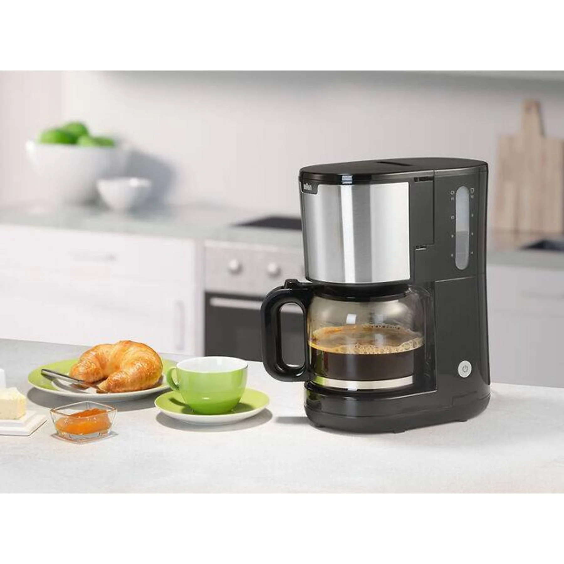 BRAUN PurShine KF 1500 BK Kaffeemaschine Schwarz/Edelstahl