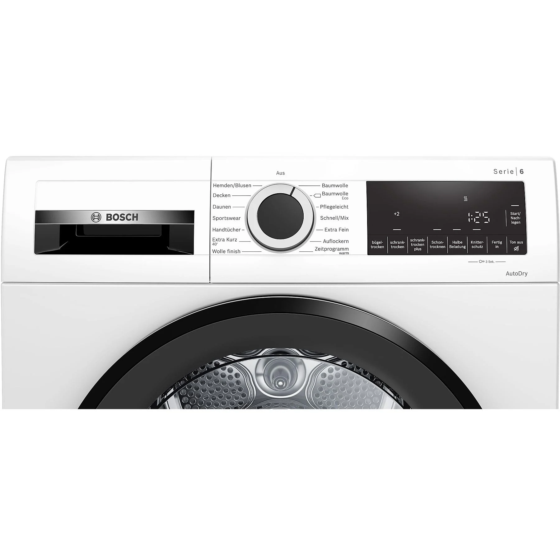 BOSCH WQG 241030 Wärmepumpentrockner (9,0 kg, Weiß)