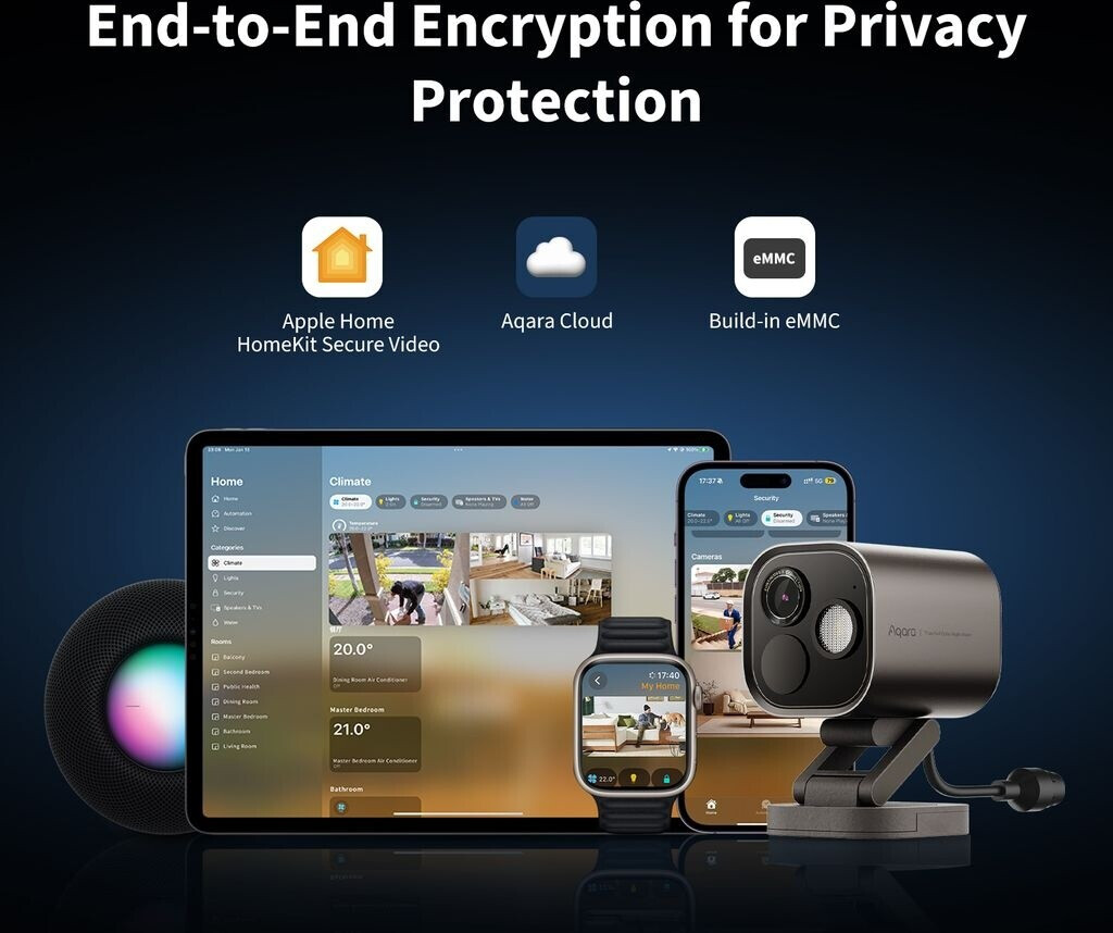 Aqara Camera Hub G5 Pro POE (CH-C03D) grau