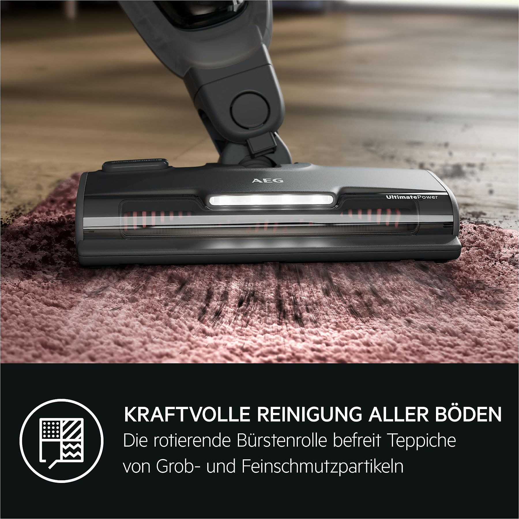 AEG HYGIENIC 5000 (AS52H212XN) Stielsauger, Akkubetrieb, 130 Watt