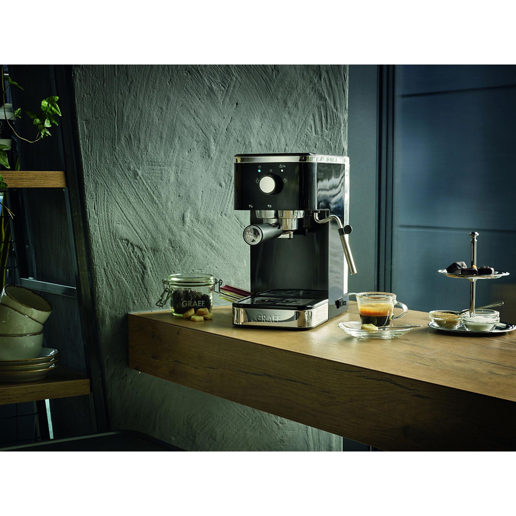 GRAEF ES 402 SALITA SCHWARZ Espressomaschine Schwarz