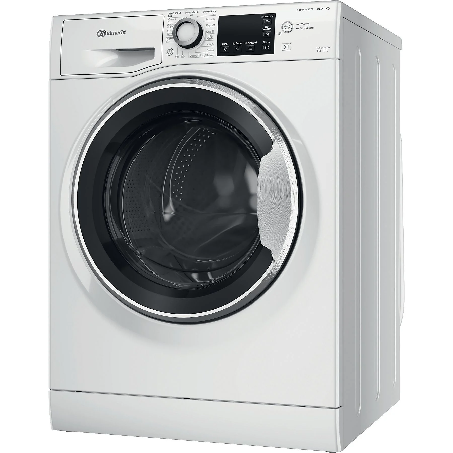 BAUKNECHT WATK Sense 96 41 N Waschtrockner (9 kg / 6 kg, 1351 U/Min.)