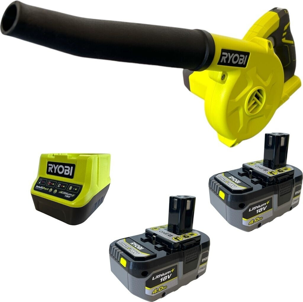Ryobi R18TB 18 V 200 km/h + 2x Akku 4,0 Ah + Ladegerät