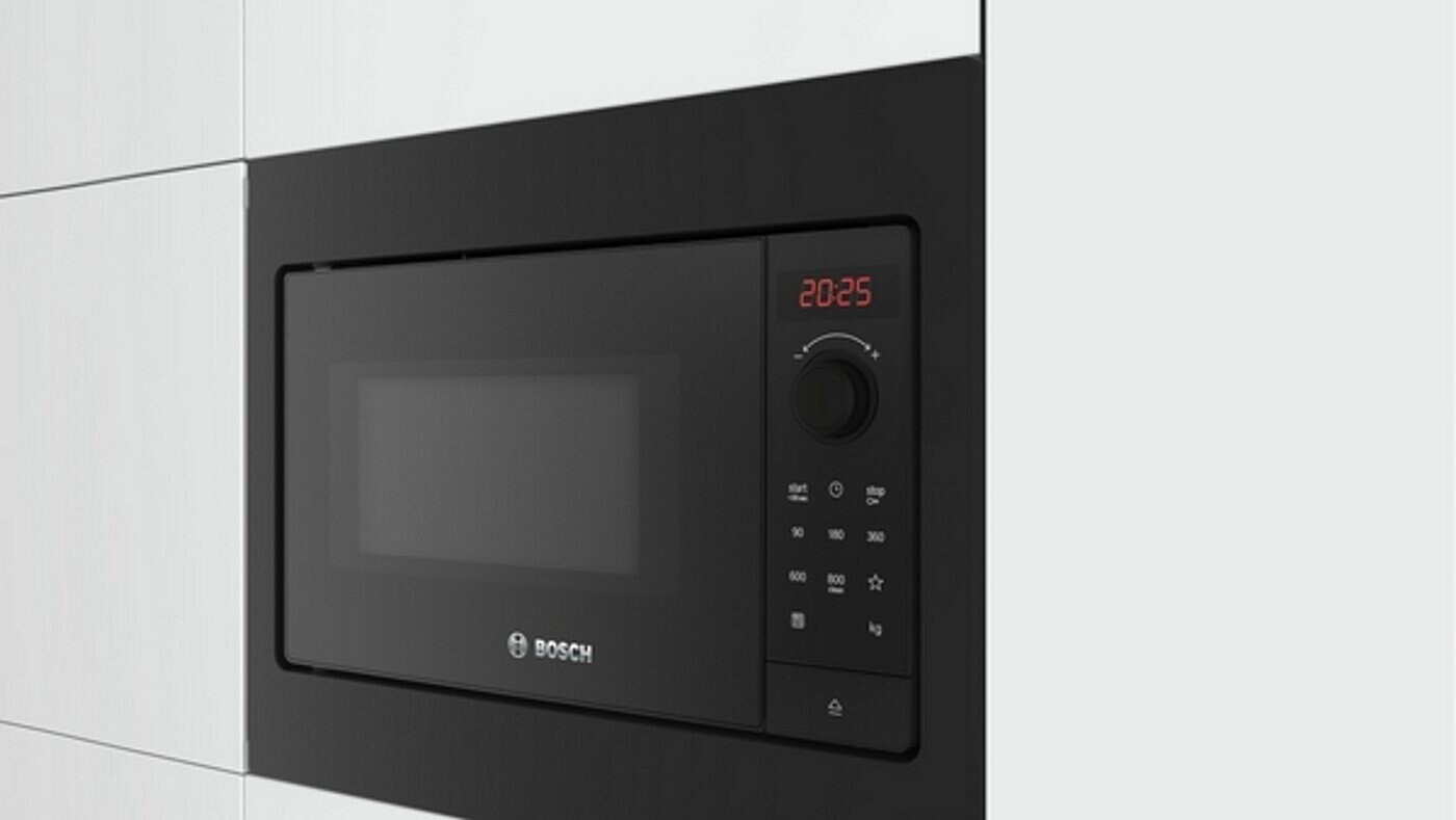 Bosch Serie 2 BFL523MB4, Einbau-Mikrowelle, Schwarz