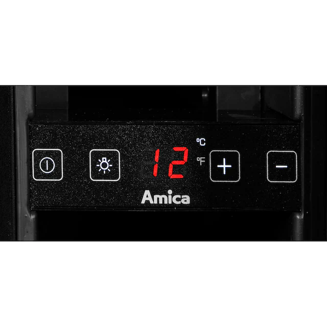 Amica Weinkühlschrank »WK 341 100-1 S«, für 7 Standardflaschen á 0,75l, Standkühlschrank