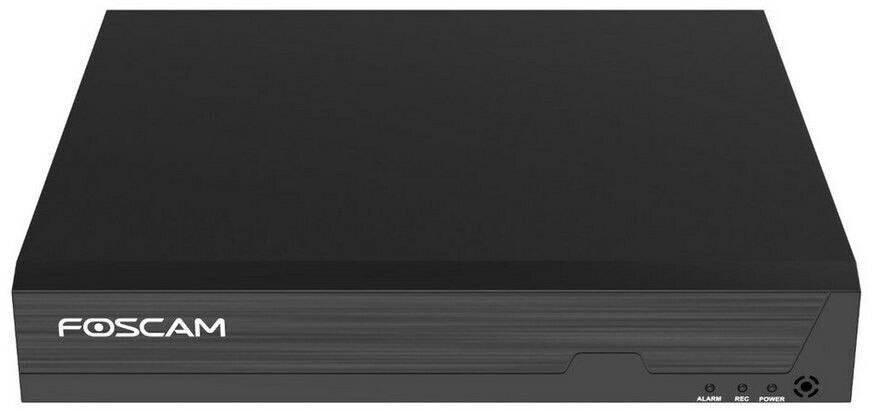 Foscam LAN IP-Überwachungskamera-Set 8-Kanal mit 4 Kameras 3840 x 2160 Pixel (FNA108E-B4-2T black)