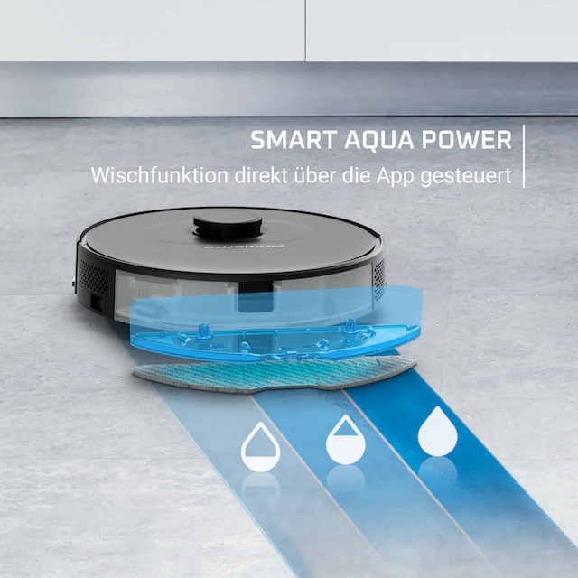 Rowenta Saugroboter »mit Wischfunktion und Absaugstation X-Plorer 75S+ Neo, lange Laufzeit«, 2700 Pa Saugleistung, präzise Lasernavigation, Sprachassistent, RR85E3