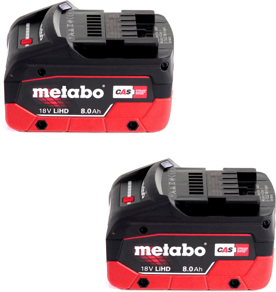 Metabo AG 18 Akku Gebläse 18 V + 2x LiHD Akku 8,0Ah + Ladegerät