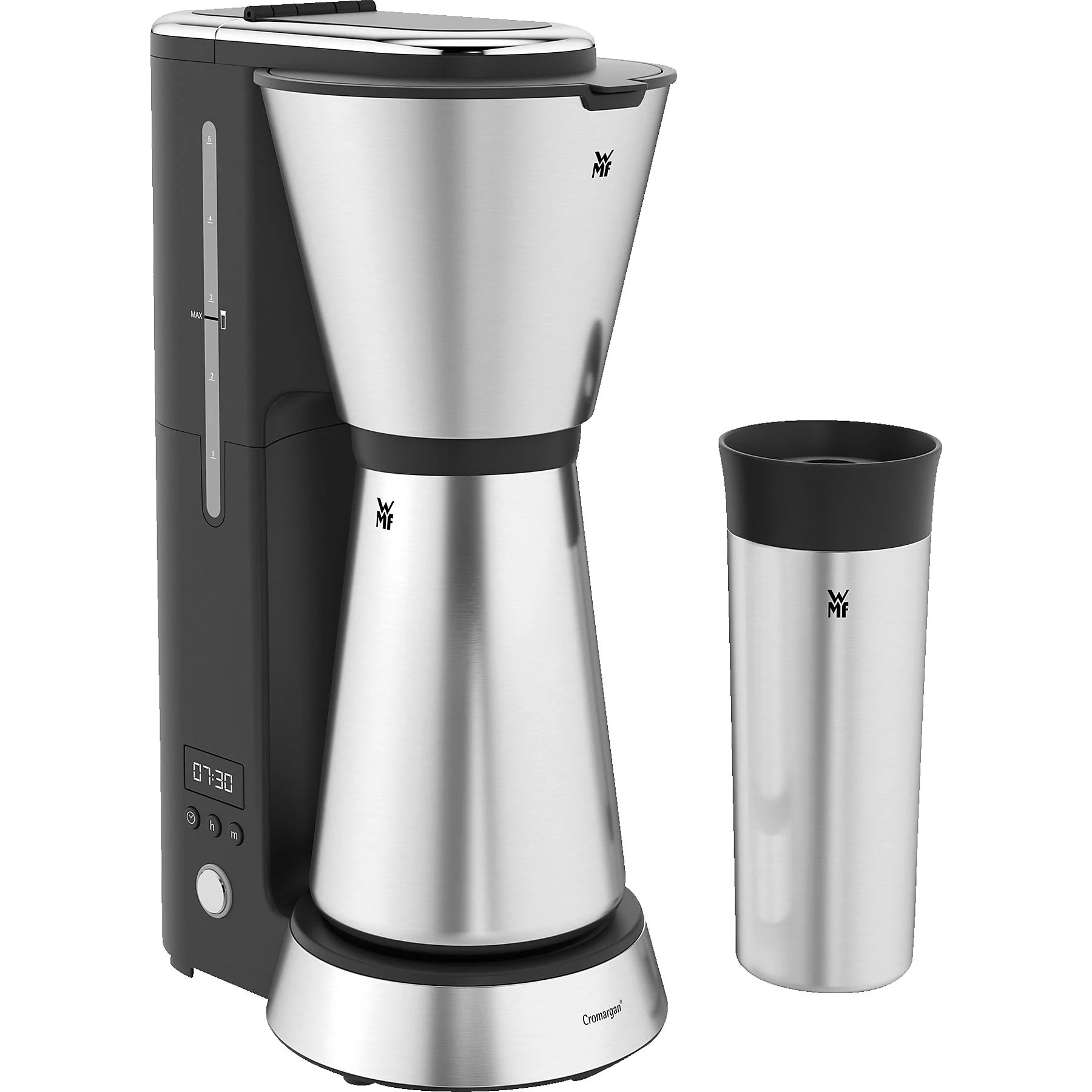 WMF 04.1226.0011 KÜCHENminis® Aroma Thermo to go Kaffeemaschine Edelstahl matt