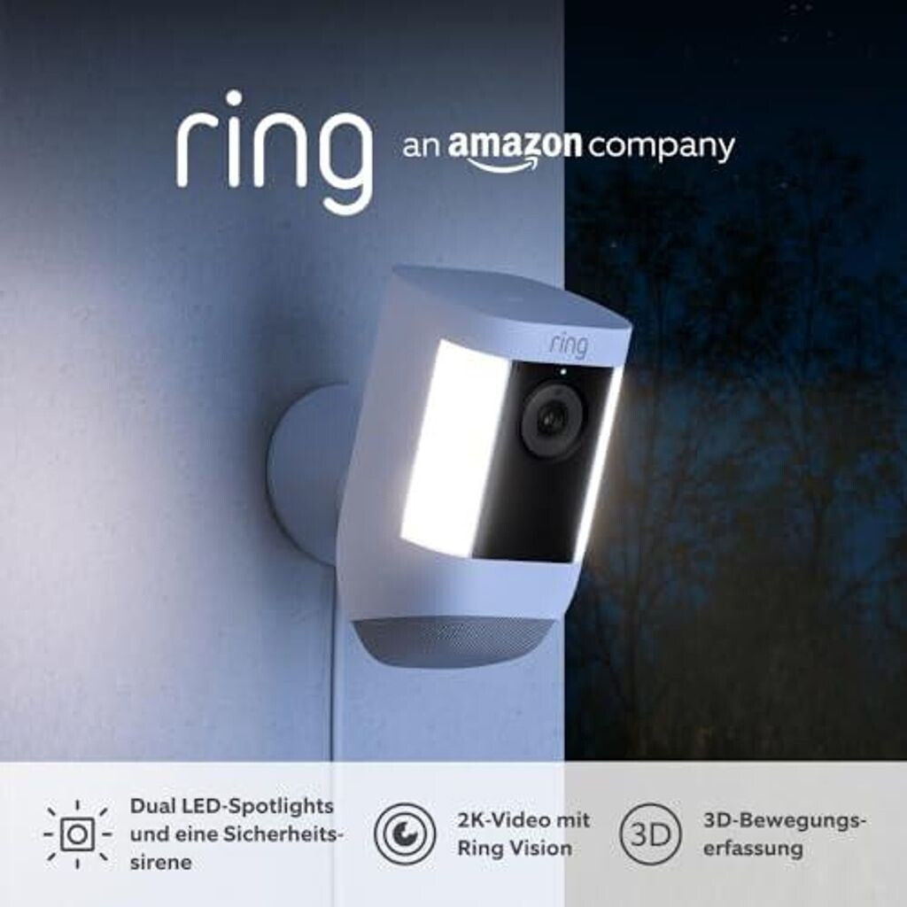 Ring Spotlight Cam Pro Wired white