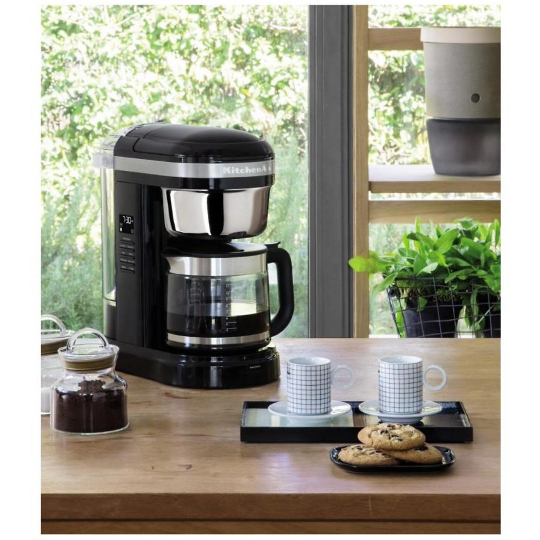 KITCHEN-AID 5KCM1209EOB KITCHENAID Kaffeemaschine Onyx Schwarz