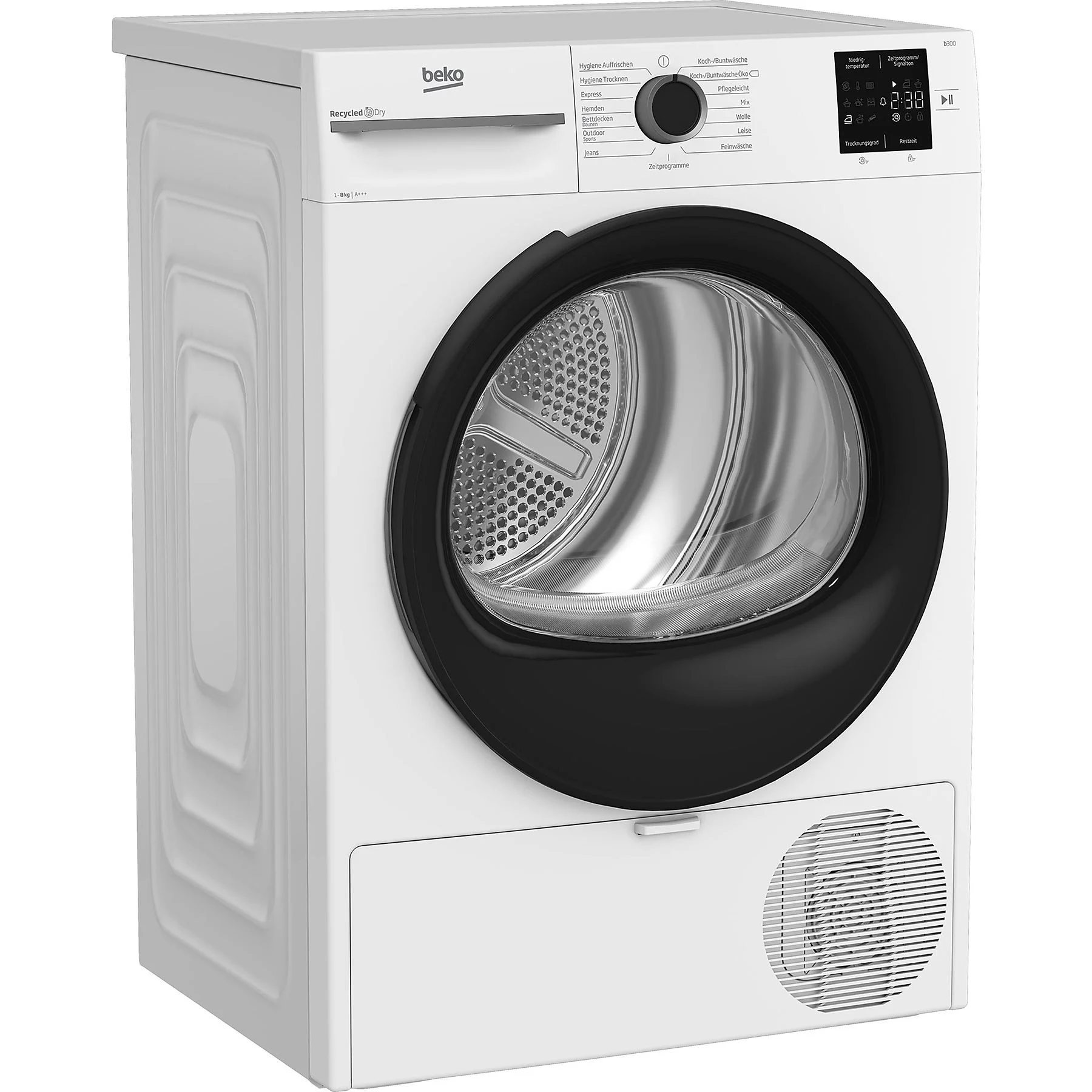 BEKO BM3T38249W Wärmepumpentrockner (8 kg, Weiß)