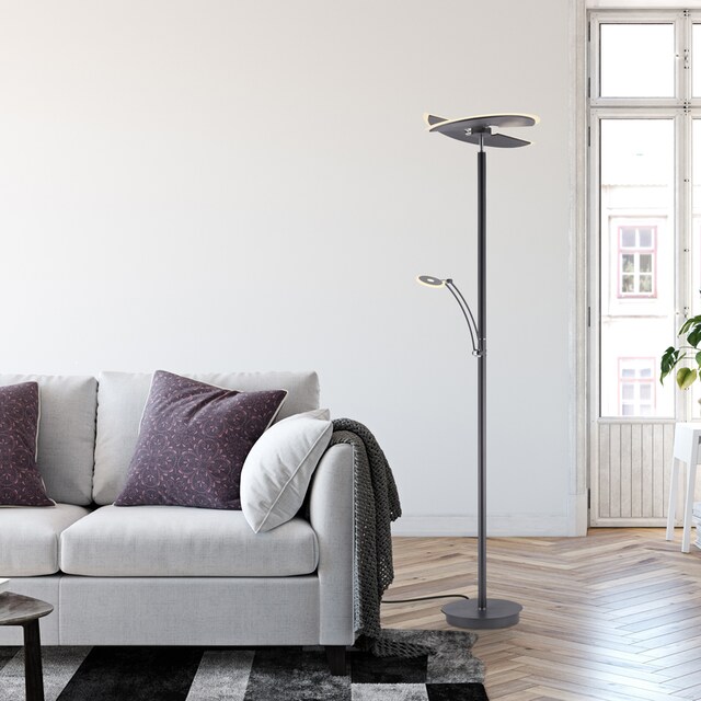 Paul Neuhaus Stehlampe »ARTUR«, 2 flammig, Leuchtmittel LED-Board | LED fest integriert, CCT-tunable white, dimmbar über Tastdimmer