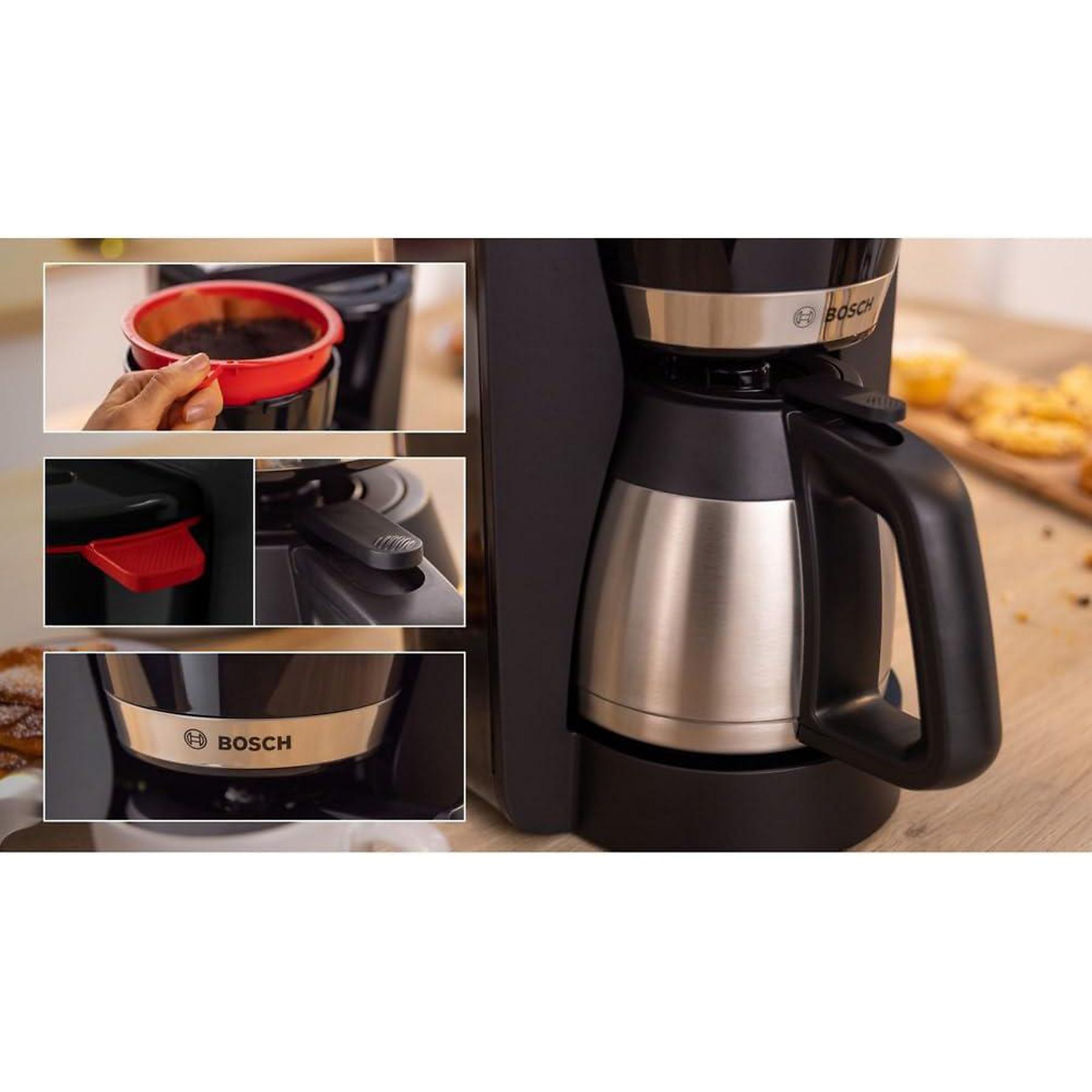 BOSCH TKA5M253 Kaffeemaschine Schwarz