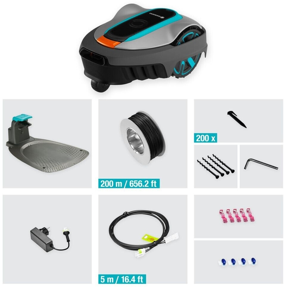 Gardena SILENO life 750 m² mit Bluetooth (15101-20)