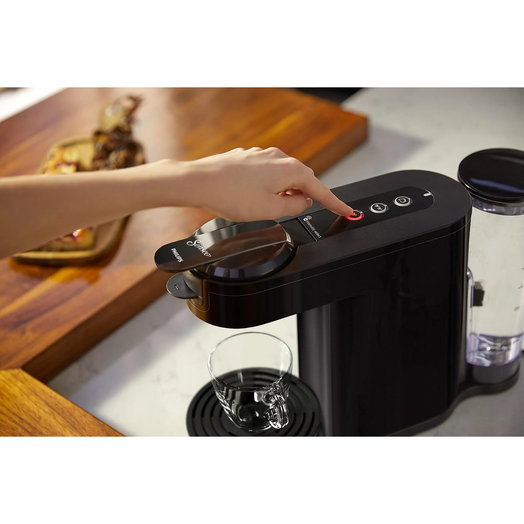 PHILIPS SENSEO® HD6592/64 Switch 2in1 Pad- und Filterkaffeemaschine, Klavierlackschwarz