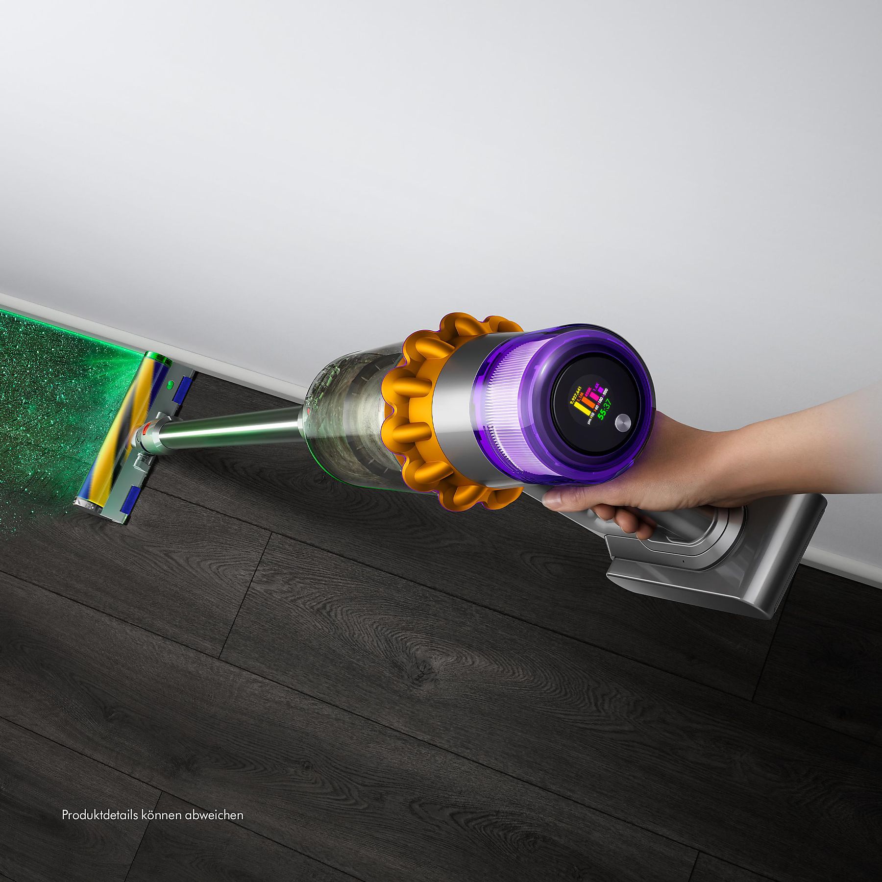 DYSON V12 Detect Slim Absolute (2022) Stielsauger, Akkubetrieb, 545 Watt
