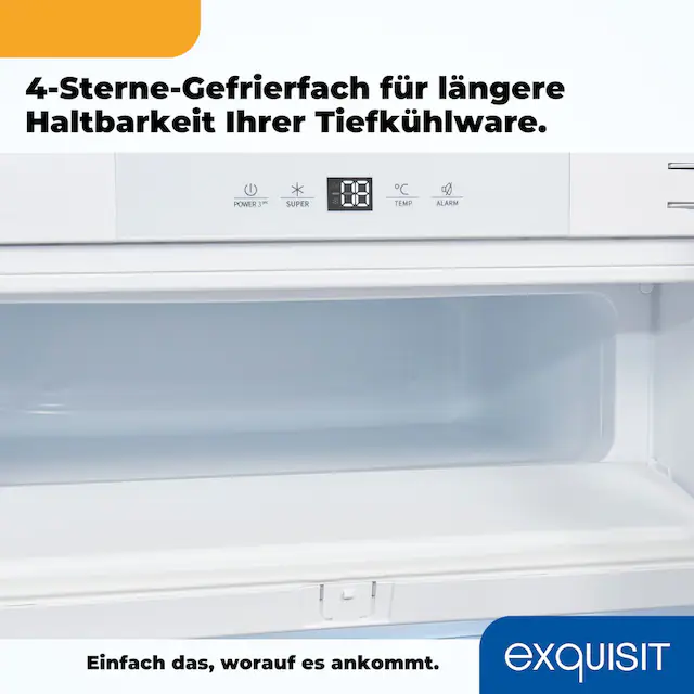 exquisit Einbaukühlschrank »UKS130-4-FE-010E«