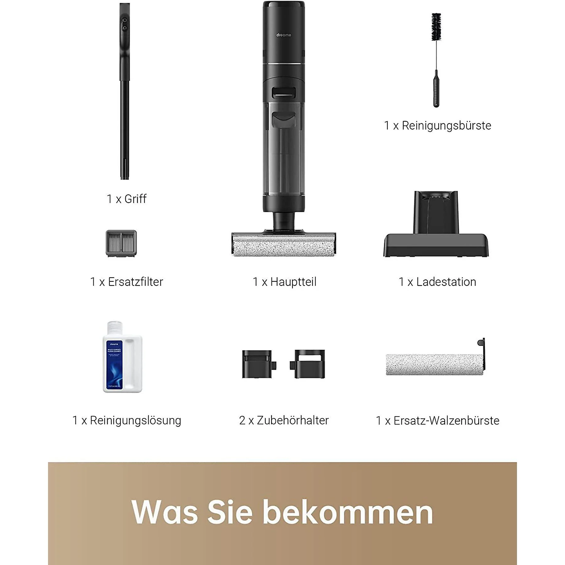 DREAME H12 Pro Nass-/Trockensauger, Akkubetrieb