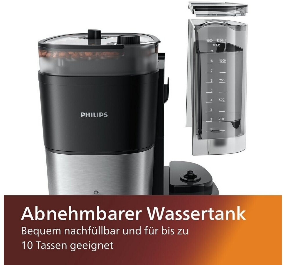 Philips Kaffeemaschine Grind Brew All-in-1 HD7888