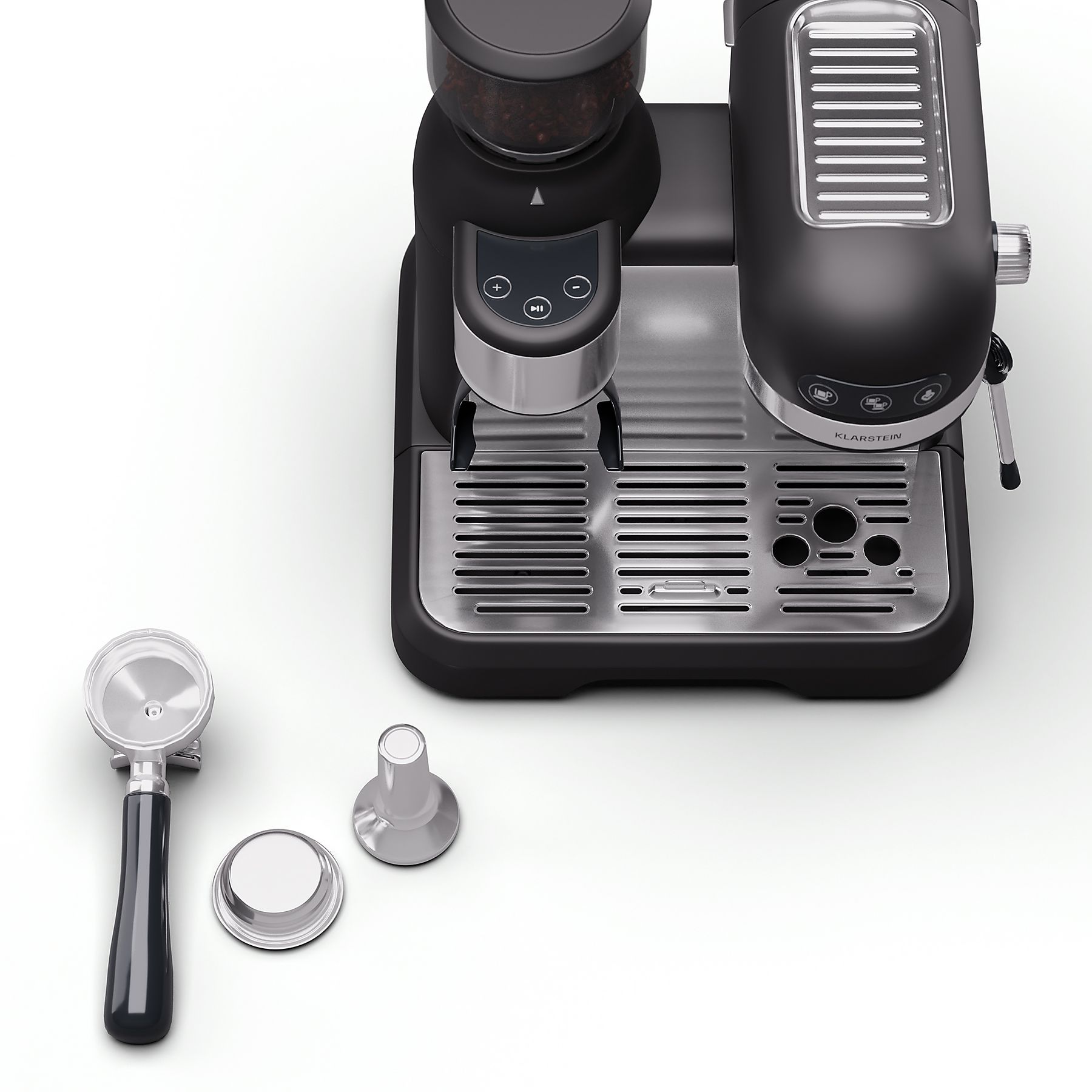 KLARSTEIN Bella Café Espresso Espressomaschine Schwarz