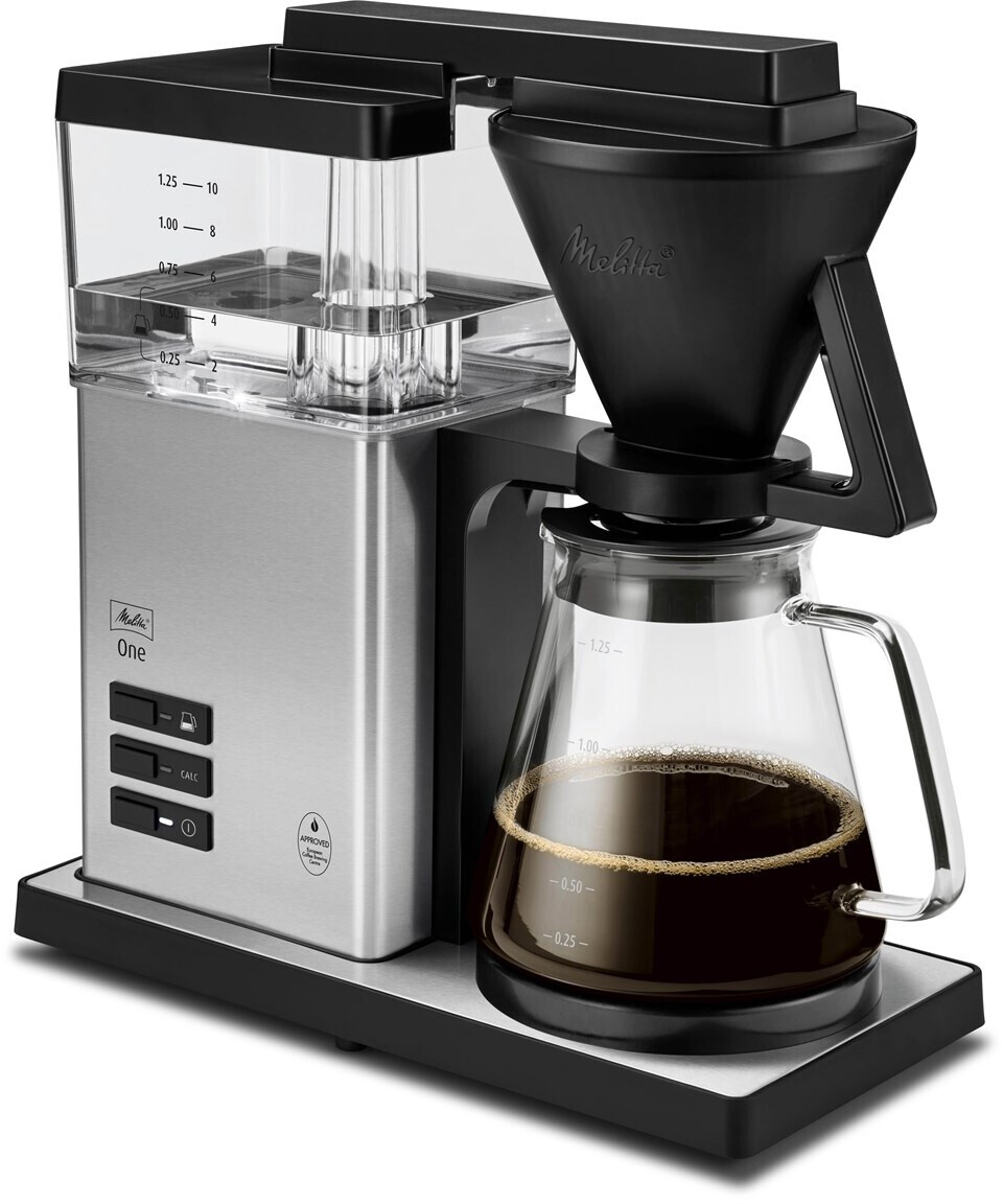 Melitta One Glass Filterkaffeemaschine Stainless Steel