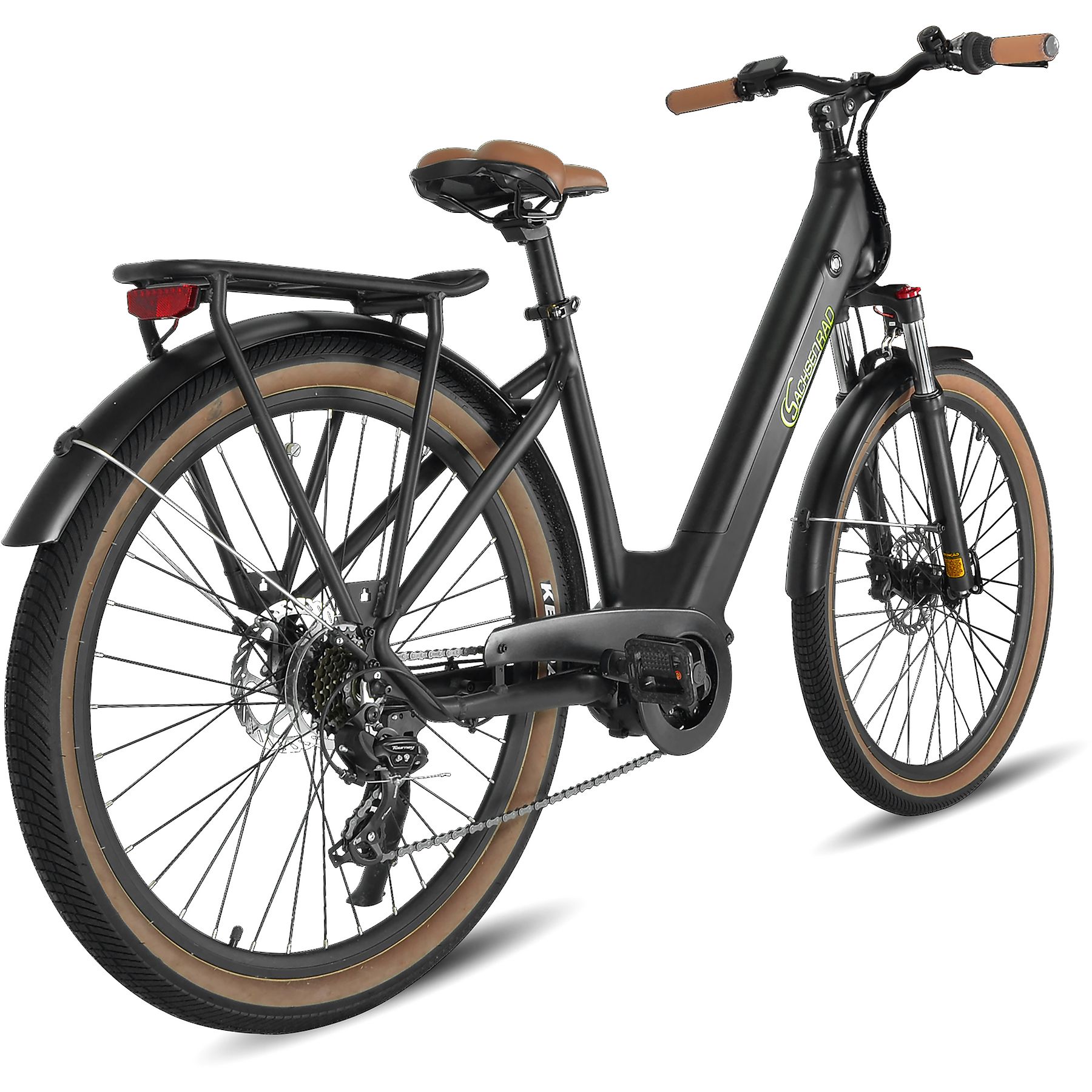 Sachsenrad E-Bikes E-SUV Citybike C5 Centro mit Alarmsystem schwarz