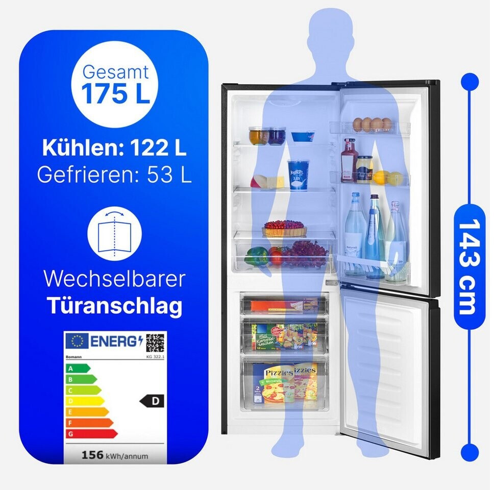 Bomann KG 322.1 schwarz