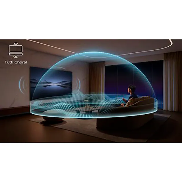 TCL Soundbar »Q85HE 7.1.4 Dolby Atmos und Ray Danz«, AI Sonic, 820 Watt, Airplay, HDMI, Bluetooth, Wandhalterung, Subwoofer